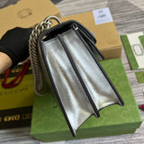 Front view of structured chic women's handbag – women's luxury accessory