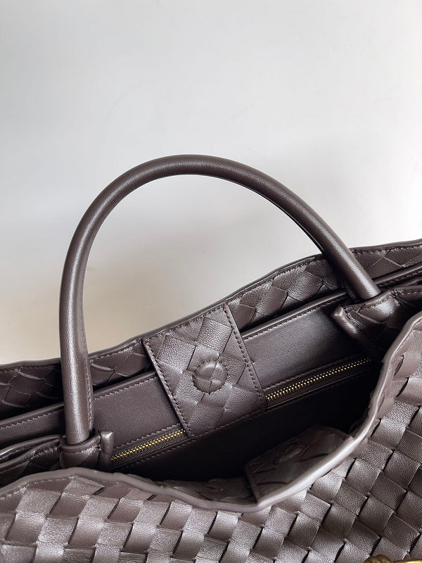 Understated Premium PU Leather Handbag - Versatile Everyday Design | Women's Luxury Handbag #1591 - alternate angle view (image 8) of designer-inspired handbag