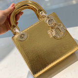 Side profile of everyday-luxe structured women's handbag – women's everyday handbag