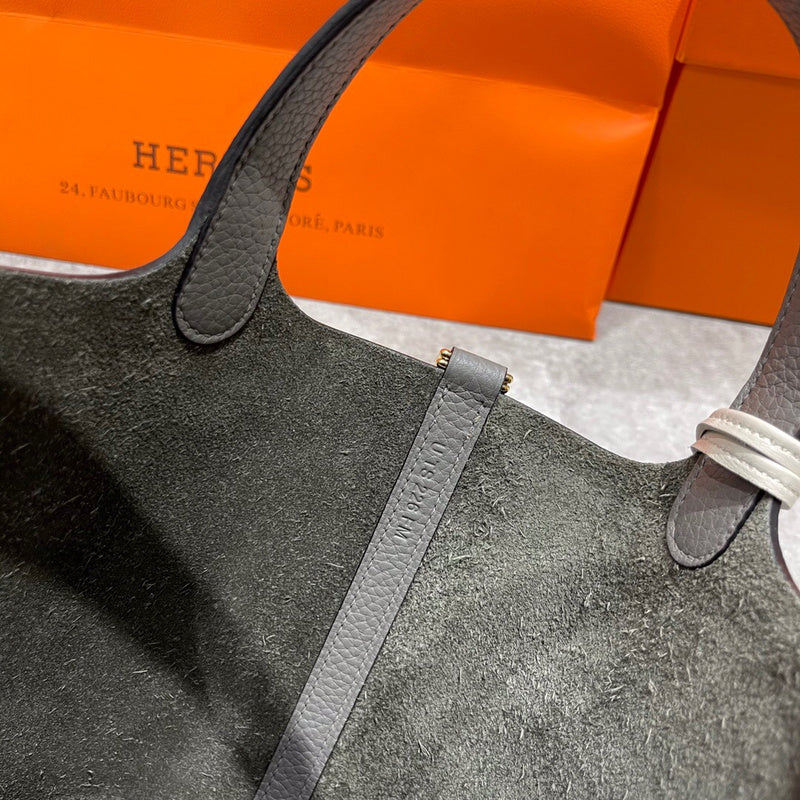 Streamlined bag shown from front angle