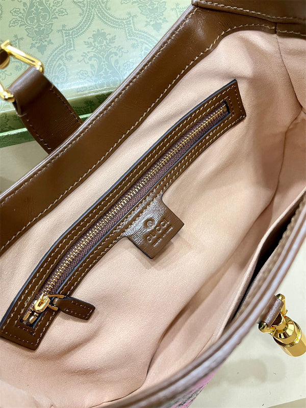 Back view of sleek signature women's handbag – women's premium purse