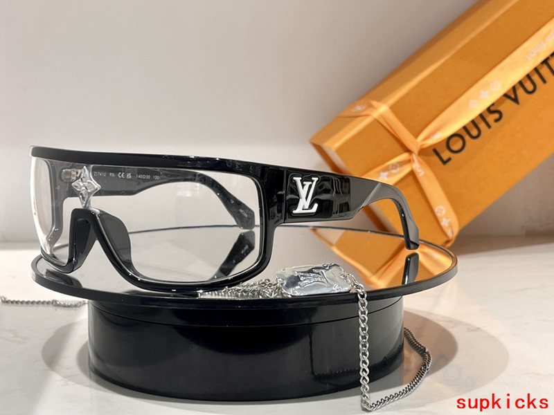 Front view of Louis Vuitton unisex sunglasses