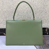 Close-up detail of everyday-luxe structured women's handbag – women's luxury accessory