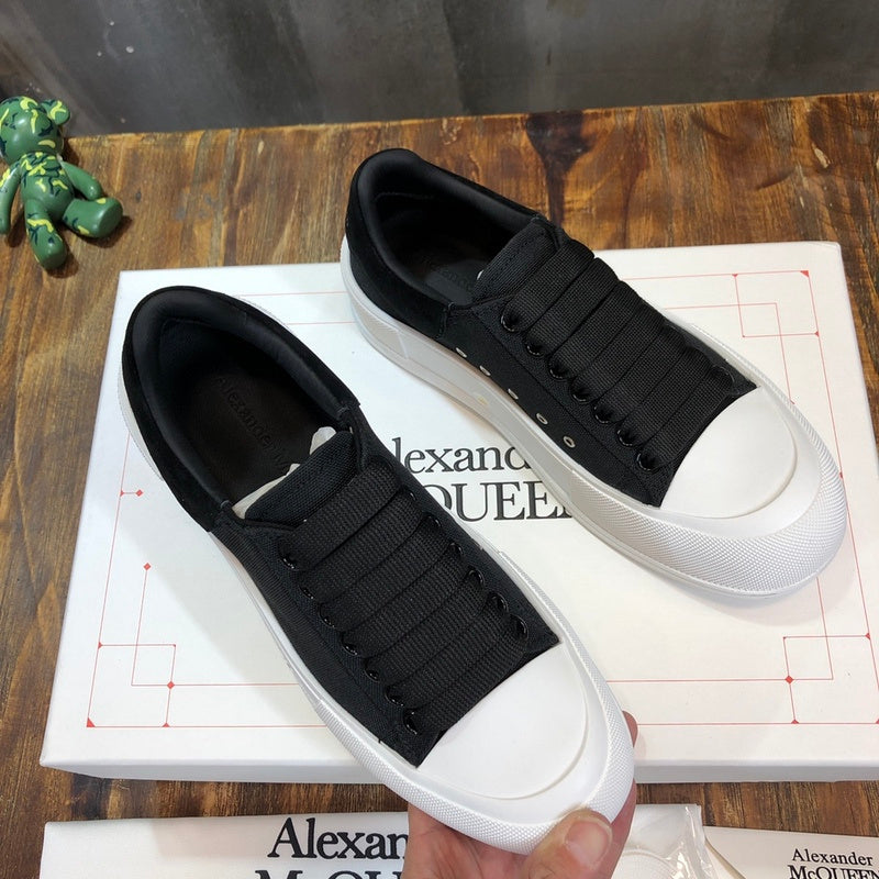 Alexander McQueen Nude Low-Top Sneakers - Back View