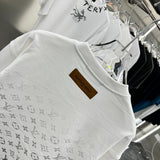 Side profile of Louis Vuitton luxury clothing with contemporary cut