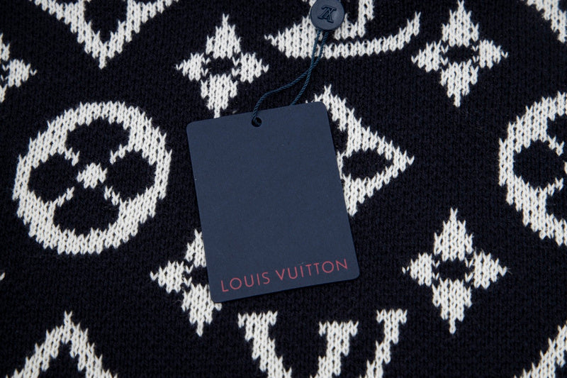 Front view of Louis Vuitton luxury clothing with streetwear-inspired cut