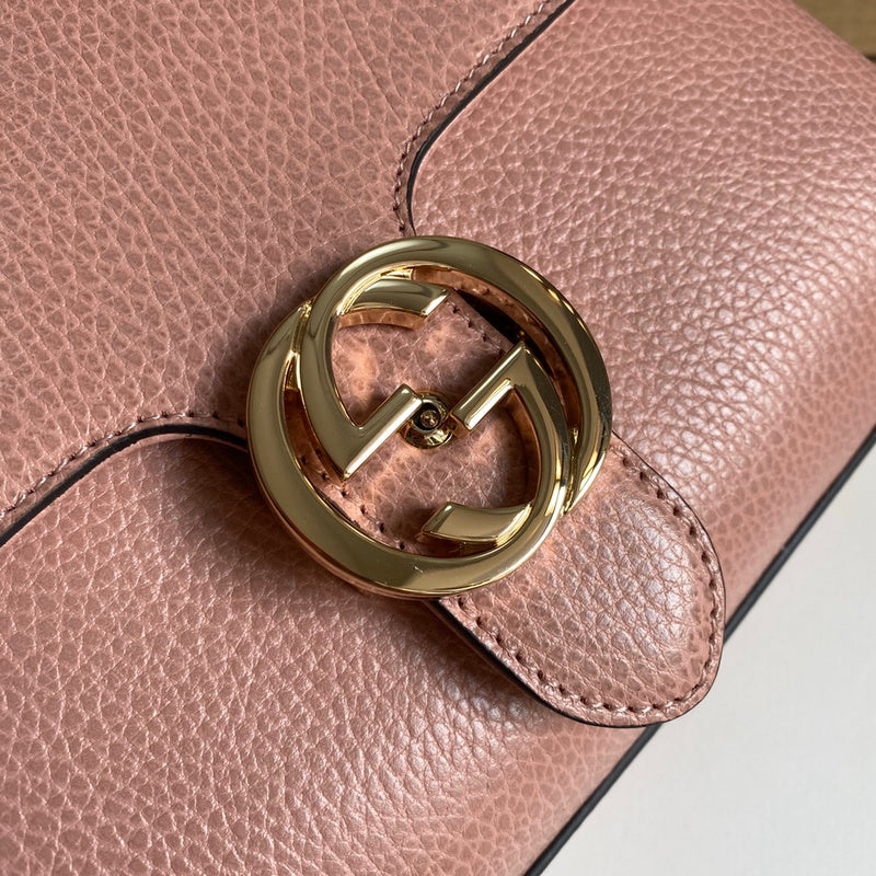 Back view of statement sleek women's handbag – women's statement bag
