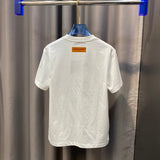Flat lay presentation of Louis Vuitton cotton t-shirt with tailored silhouette