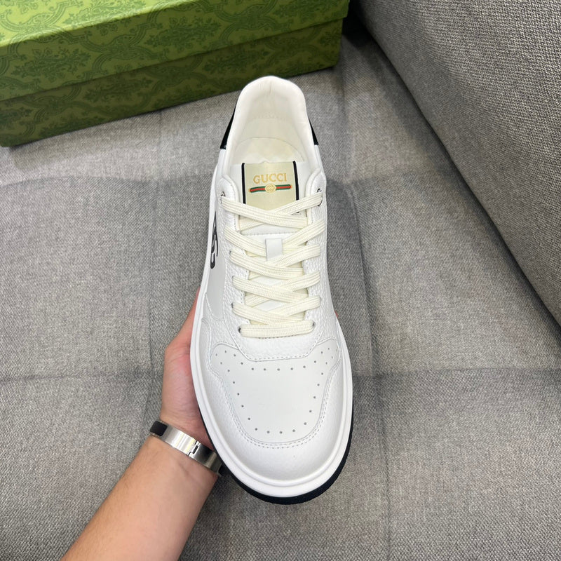 Gucci bold contrast luxury sneakers view 4 streetwear statement look
