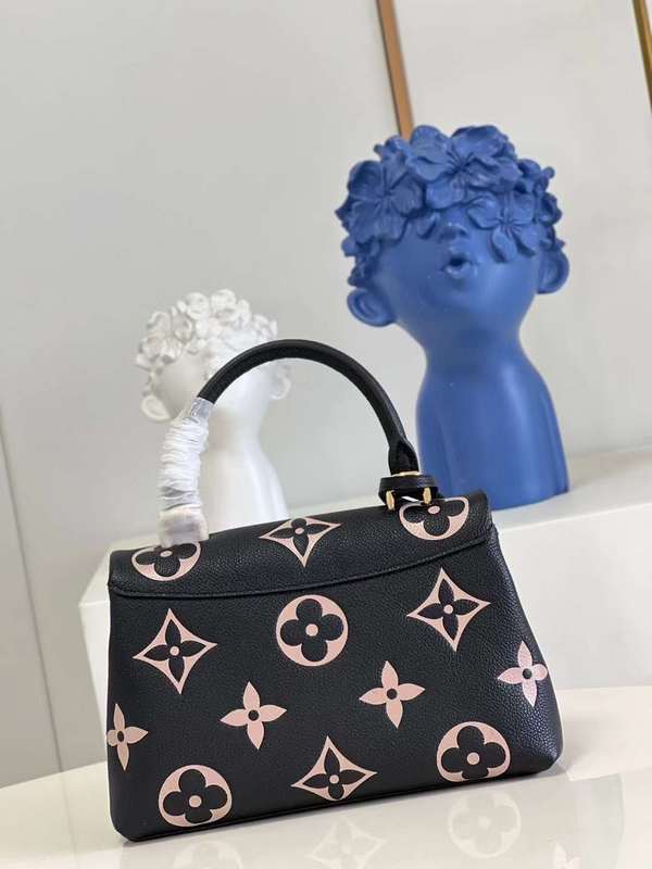 Handle and strap detail of elevated modern women's handbag – women's everyday handbag
