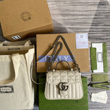 Front view of classic statement women's handbag – women's everyday handbag