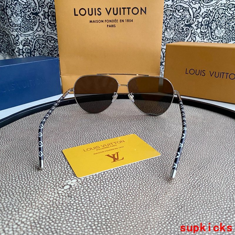 Lifestyle view of Louis Vuitton unisex sunglasses