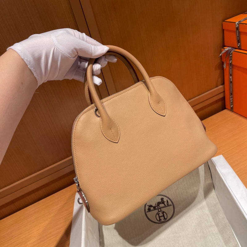 Close-up detail of statement bag design