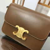 Side profile of refined structured women's handbag – women's everyday handbag