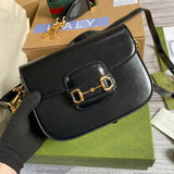 Back view of structured signature women's handbag – women's luxury accessory