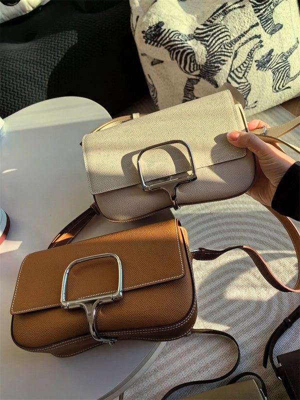 Close-up detail of clean-lined bag design