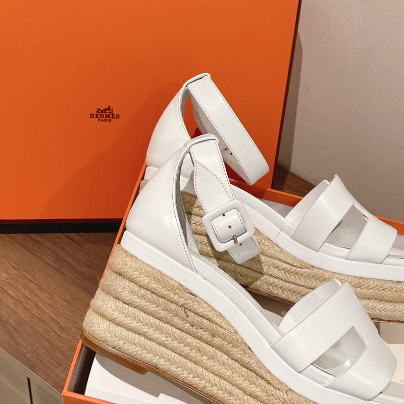 Hermes shoes Style 297 - front view, luxury comfort fit (alternate angle)