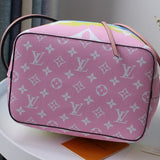 Close-up detail of sleek modern women's handbag – women's statement bag