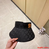 Close-up detail view of Louis Vuitton unisex cap