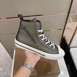 Burberry Grey Combat Boots - Sole Detail View