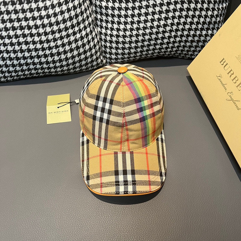 Front view of Burberry unisex cap