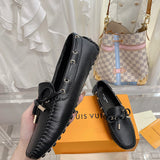 Louis Vuitton White Low-Top Sneakers - Front View