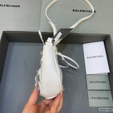 Timeless Vegan Leather Handbag - Refined Silhouette | Women's Luxury Handbag #353 - back view (image 4) of designer-inspired handbag