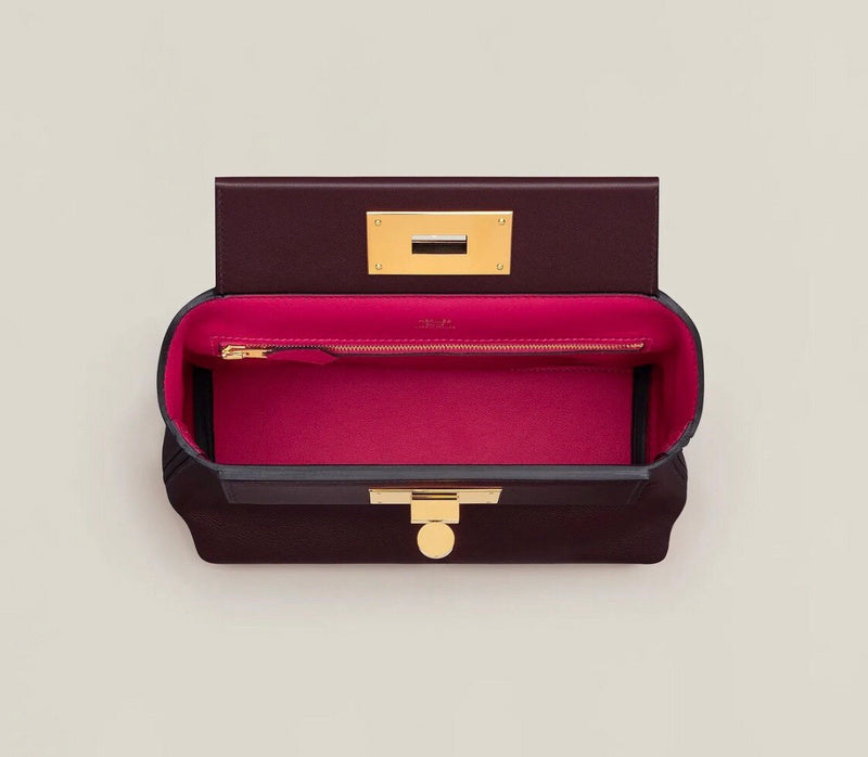 Tailored bag shown from front angle