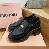 Miu Miu luxury shoes close-up — premium authentic designer style