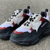 Balenciaga shoes Style 296 - close-up of classic monogram styling