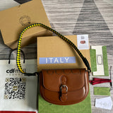 Side view of smart structured handbag