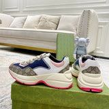 Gucci crisp white luxury sneakers view 7 everyday casual design
