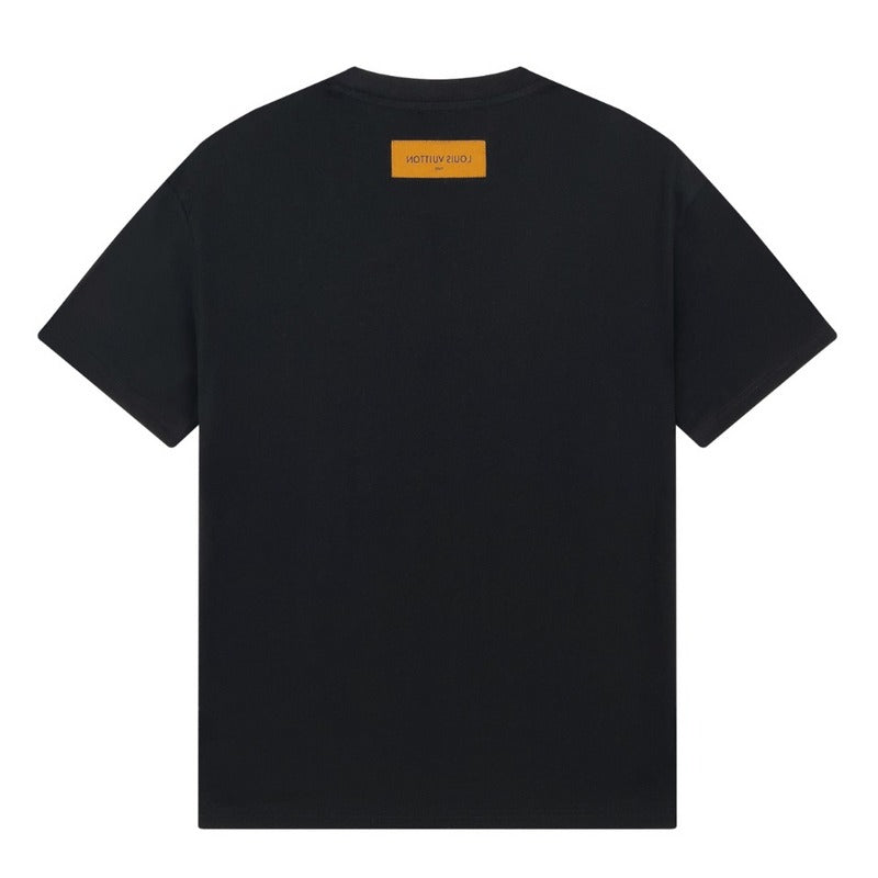 Flat lay presentation of Louis Vuitton cotton t-shirt with everyday silhouette