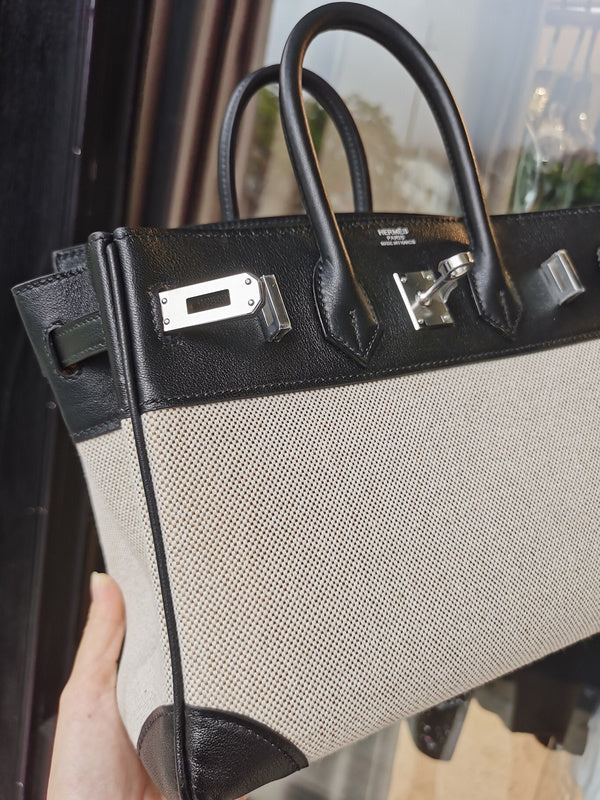 Sleek bag shown from front angle