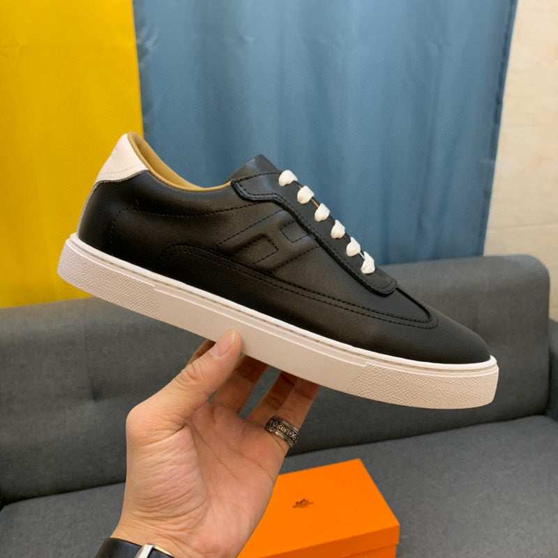 Hermes shoes Style 235 - front view, bold signature style