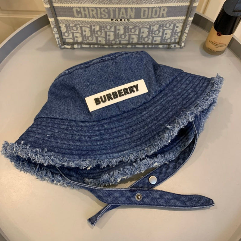 Side view of Burberry unisex cap
