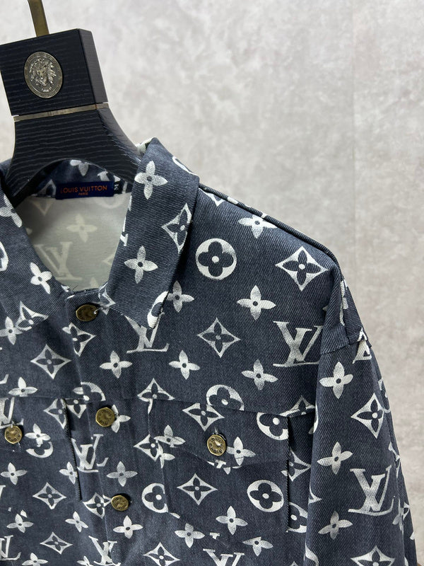 Full styled look of Louis Vuitton luxury clothing with runway-inspired design