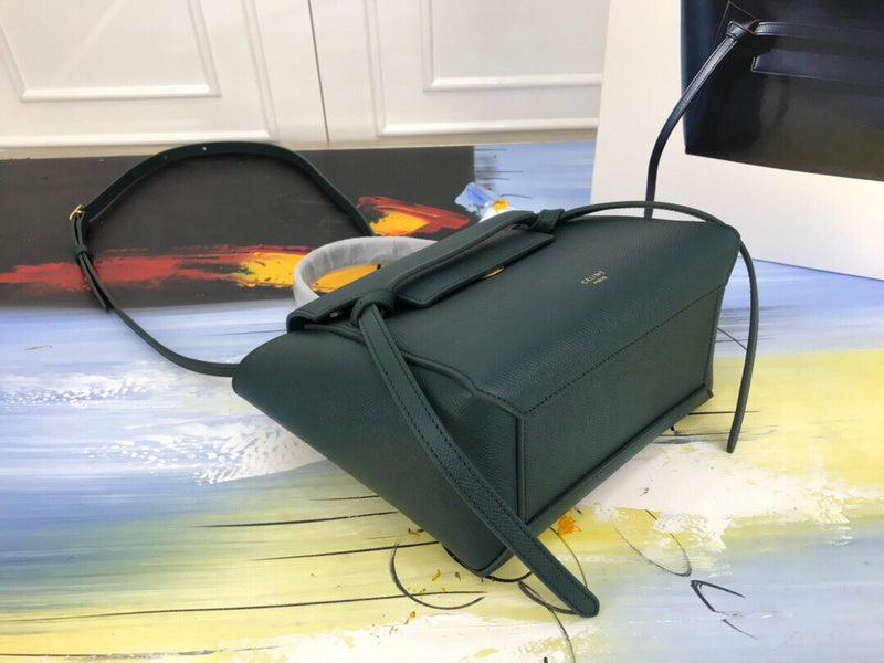 Side profile of statement modern women's handbag – women's premium purse