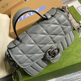 Top view of statement polished women's handbag – women's luxury accessory