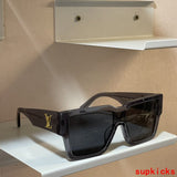 Side view of Louis Vuitton unisex sunglasses