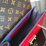 Back view of modern classic women's handbag – women's designer-style accessory