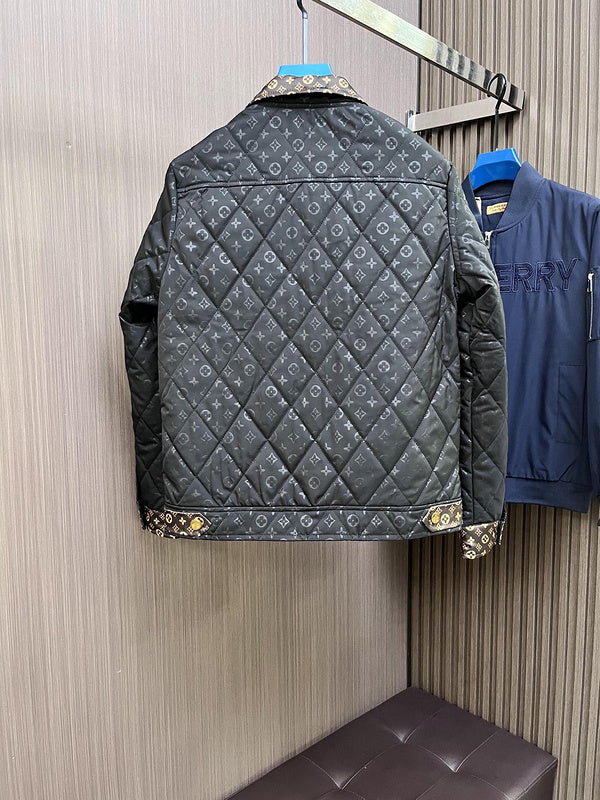 Side profile of Louis Vuitton luxury clothing with streetwear-inspired cut