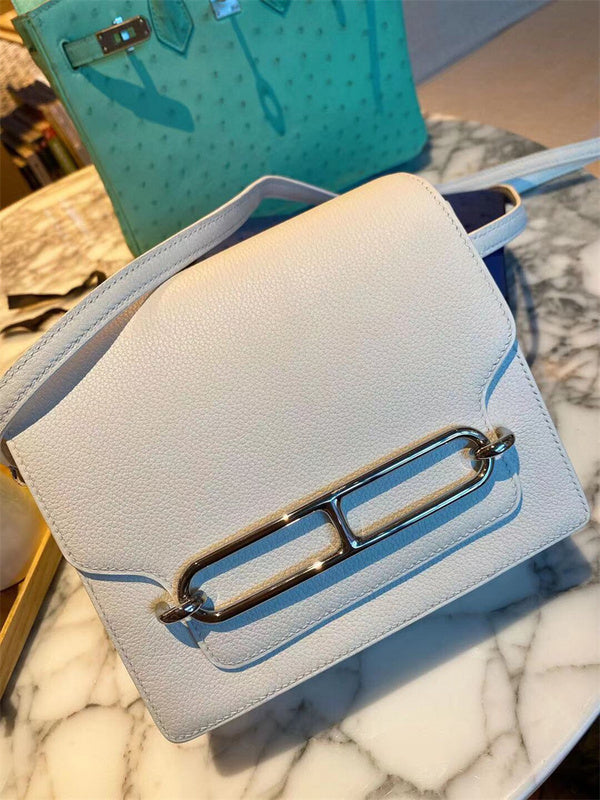 Close-up detail of fluid bag design