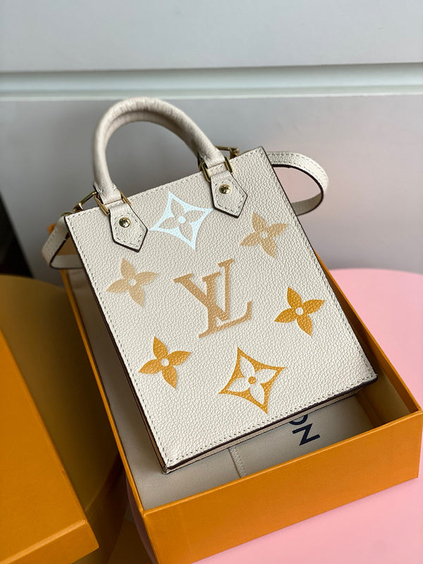 Side profile of signature modern women's handbag – women's statement bag