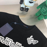 Side profile of Louis Vuitton cotton t-shirt with tailored silhouette