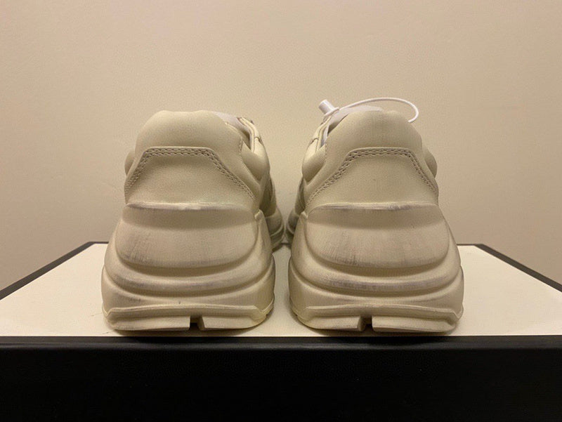 Gucci crisp white luxury sneakers view 5 cushioned comfort fit
