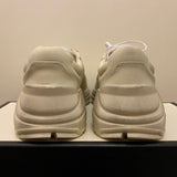 Gucci crisp white luxury sneakers view 5 cushioned comfort fit