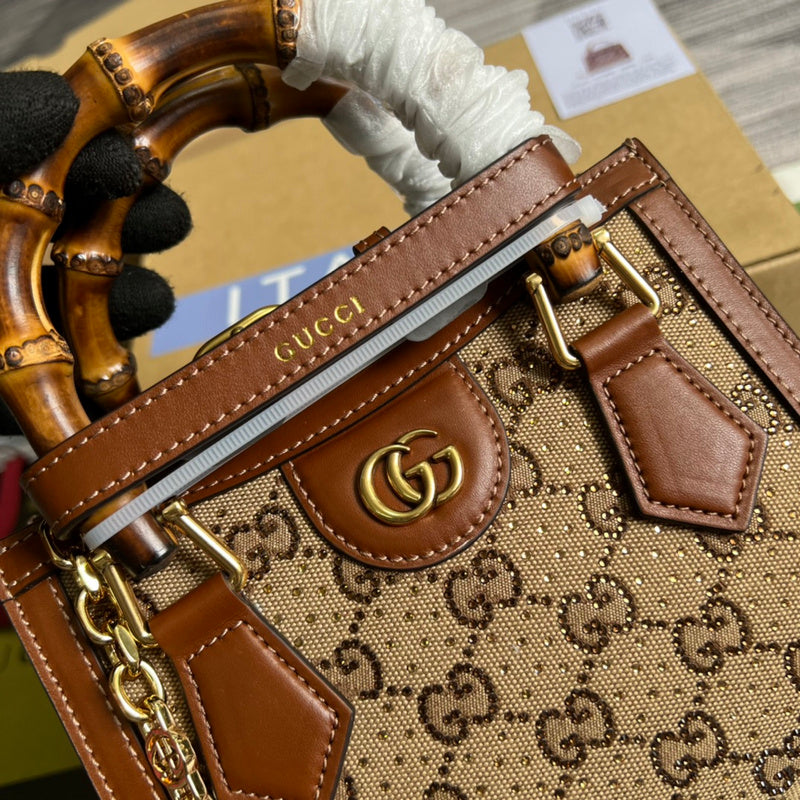 Side profile of statement classic women's handbag – women's luxury handbag