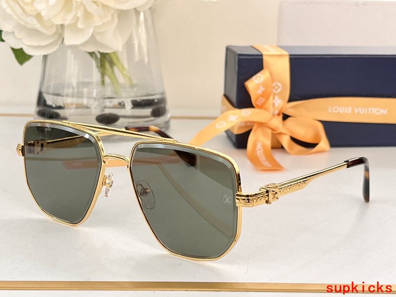 Lifestyle view of Louis Vuitton unisex sunglasses