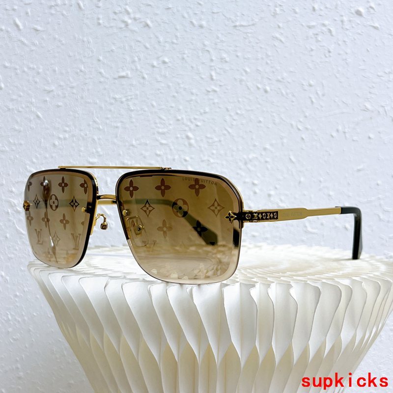 Front view of Louis Vuitton unisex sunglasses